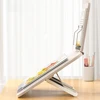 Double-Layer Reading Rack with Elastic Page Clips Portable Book Stand Sitting Posture Correction for Laptop Recipe Textbook 5