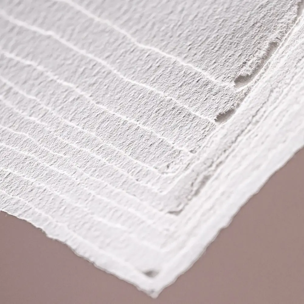 10pcs 새로운 면 수채화 종이 손으로 찢은 가장자리 중간 질감 그림 종이 A4/A5/A6 드로잉 종이 학생용