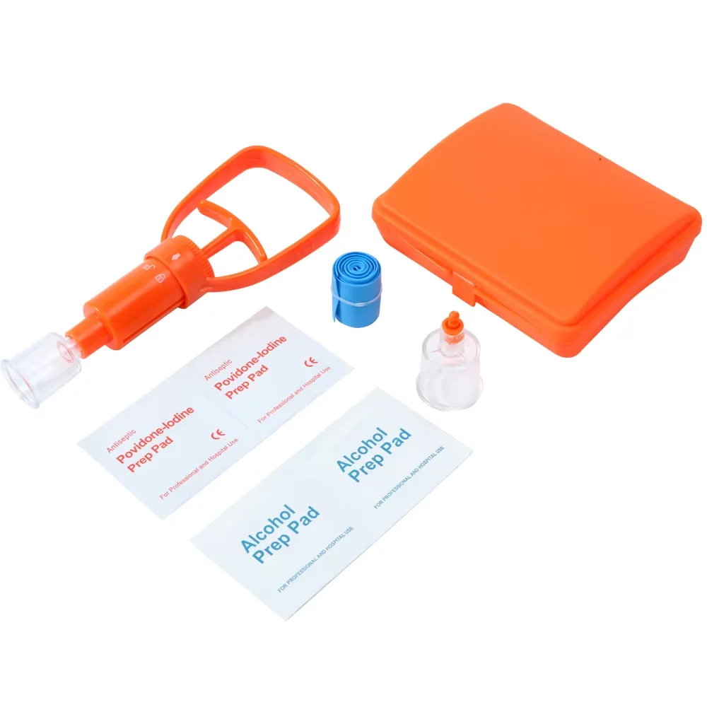 Venom Extractor Venom Extractor Snake Insect Bite First Aid Kit Outdoor Emergency Survival Mosquito Bee Bite Vacuum Detox Pump Safe Rescue Tool