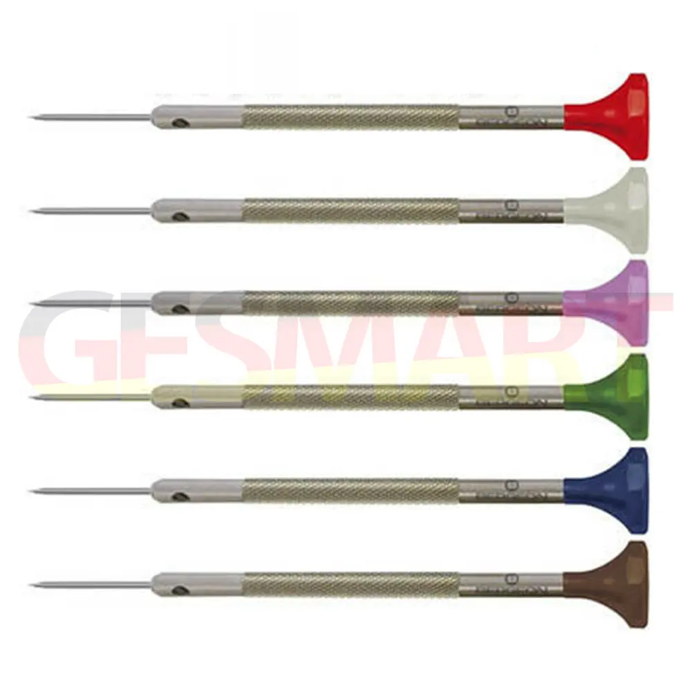 크기 0.5mm 1.2mm 예비 블레이드가 없는 개별 인체 공학적 스크루 드라이버 Bergeon 30081