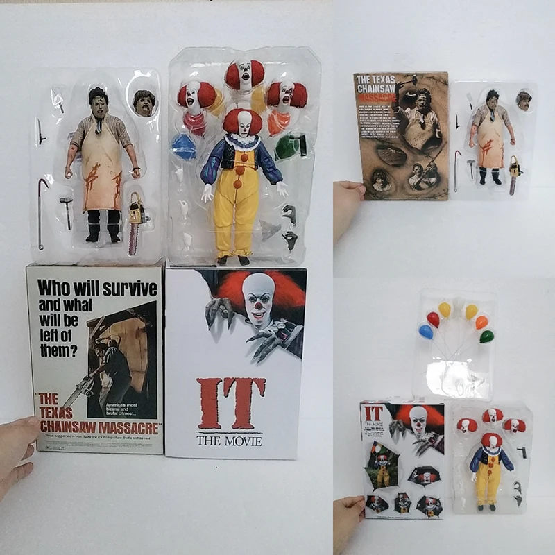 Классическая фигурка Fear Street Pennywise Joker от Bandai, унисекс, идеальный подарок на день рождения, готовый продукт