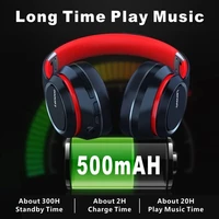 Lenovo-Auriculares inalámbricos por bluetooth, audífono estéreo hifi con cancelación de ruido para video juegos, por encima de la oreja plegables para ordenador, modelo HD200 - Imagen 5