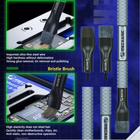 Mechanic Steel Brush Motherboard Chip Glue Removal IC Pad Cleaning PCB CPU Clean Dust PCB BGA Repair Soldering Brush 2
