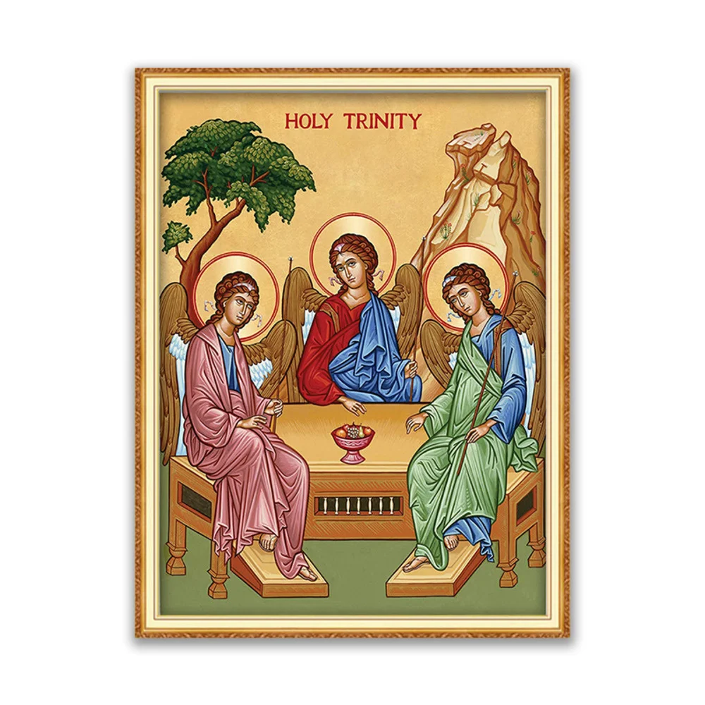 Region Orthodoxe Symbol DIY 11CT Stickerei Kreuz Stich Kits Handwerk Hand Set Baumwolle Faden Gedruckt Leinwand Hause Dekoration Heißer – Detail 16