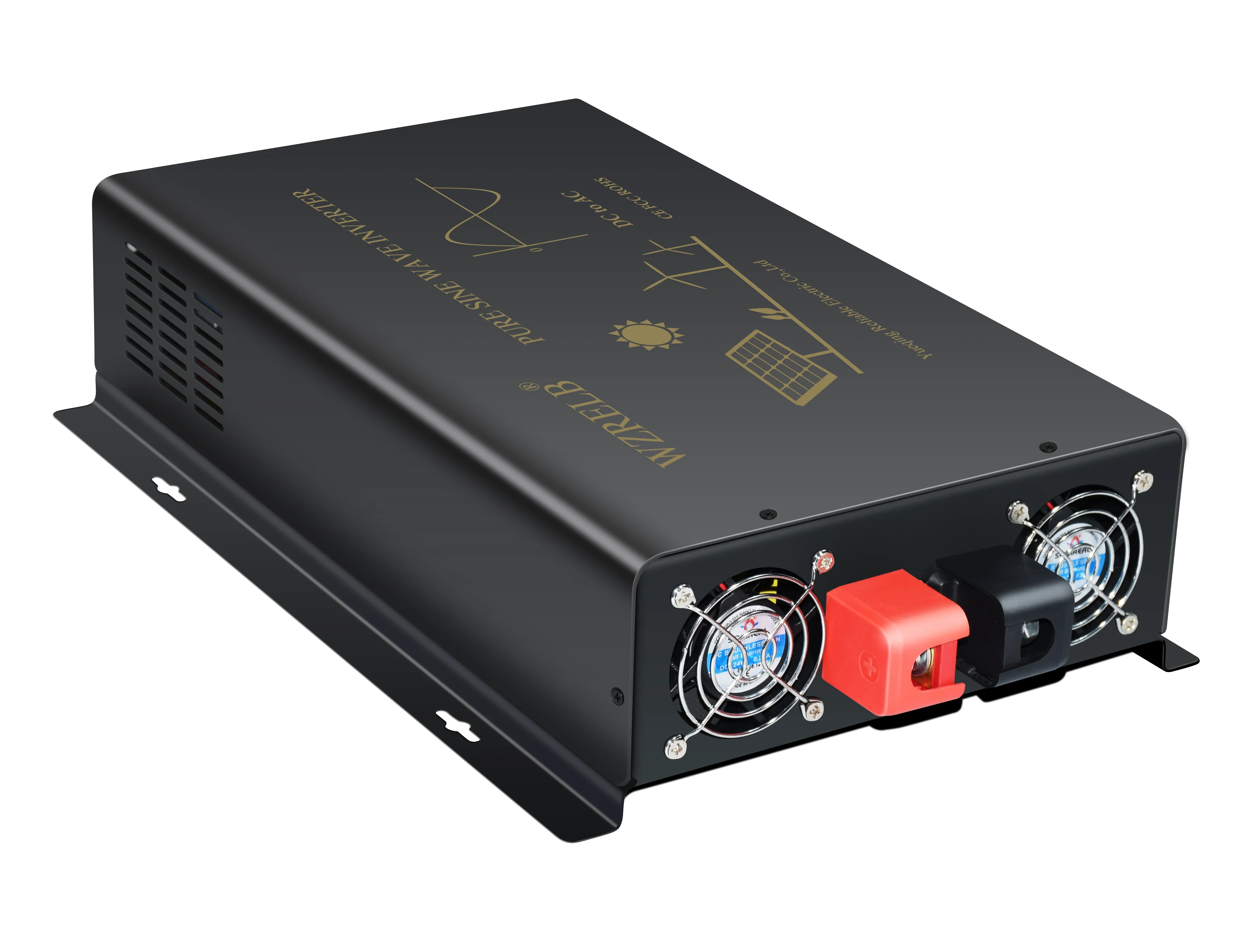 3000W Pure Sine Wave Solar Inverter Power 24V 120V Power Inverter Battery Generator Converter 12V/48V DC to 110V/220V/230V AC