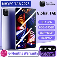 Tablet Pc Android Original 10.1 Inch Global Version 8+256GB SIM 4G LTE Wifi Android 12.0 Google Play Smart Tablet Free Touch Pen 1