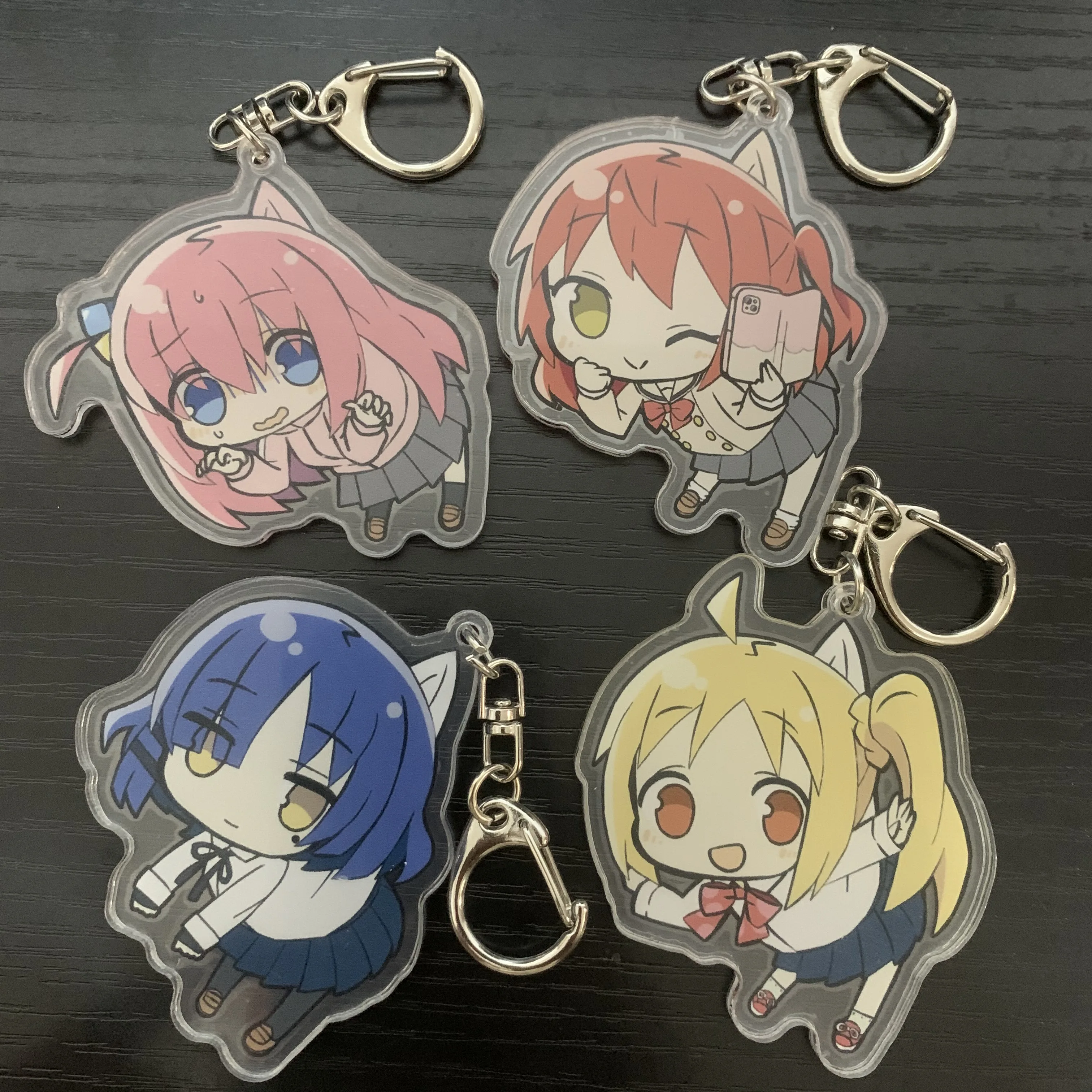 Hitori Bocchi no Marumaru Seikatsu Puni Colle! Key Chain (with Stand) Aru  Honsho