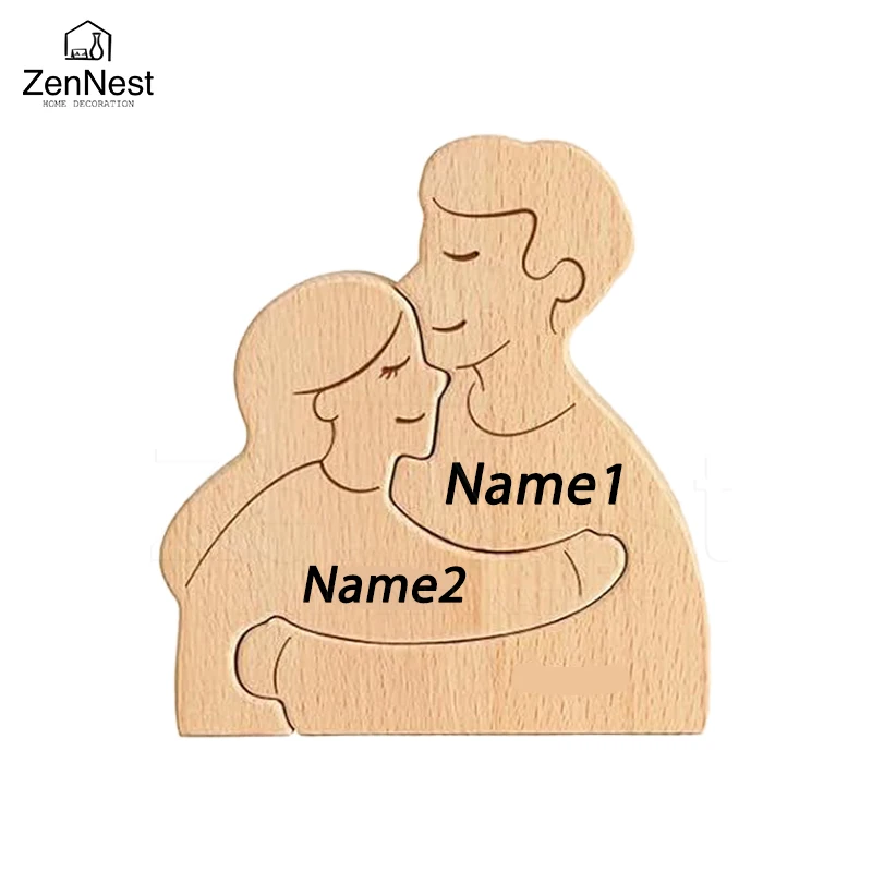 Custom Wooden Home Puzzle Décor - Thoughtful Gifts for Mother's or Father's Day