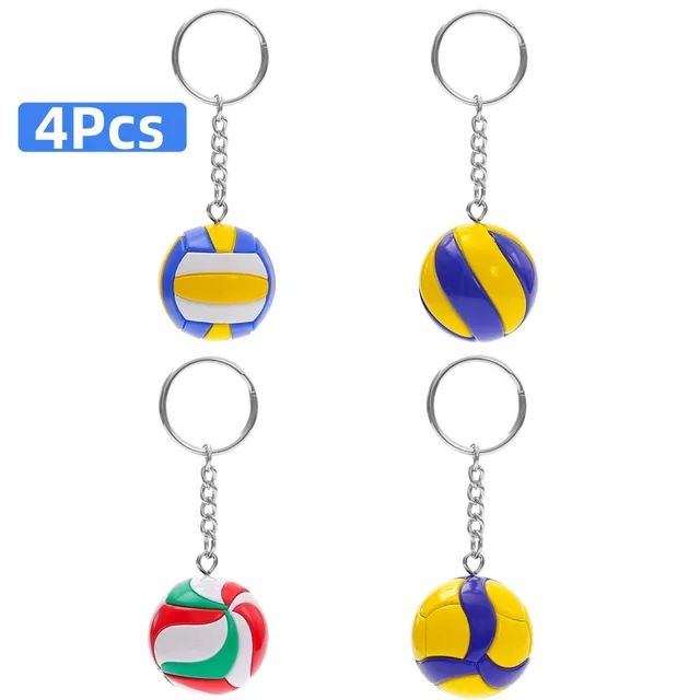 Tandem Sport Volleyball Key Chain-Mini Volleyball On Key Ring for Backpacks,Gym Bags,Purses 2