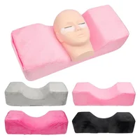 Lash Pillow Neck Support Eyelash Pillow Soft Grafting Eyelashes Memory Foam Eyelash Extension Pillow Makeup Salon With Pocket 1
