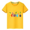 Pikmin Summer Cute 100%Cotton T-shirt cartoons Short Print anime Tees pride tshirt Tops y2k Tshirt kid Day gift boy girl clothes 1