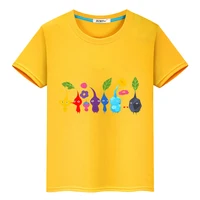 Pikmin Summer Cute 100%Cotton T-shirt cartoons Short Print anime Tees pride tshirt Tops y2k Tshirt kid Day gift boy girl clothes 1