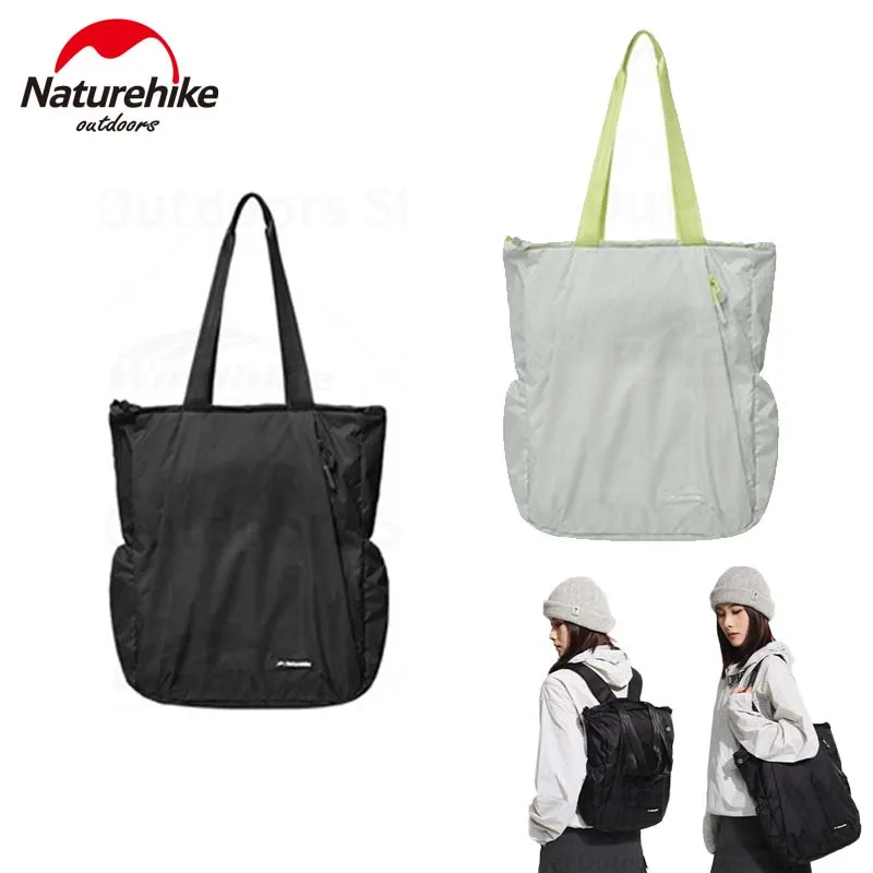 Naturehike Dual-purpose Backpack Messenger Bag 18L Large Capacity Commuter Bag Outdoor Foldable Portable Tote Waterproof