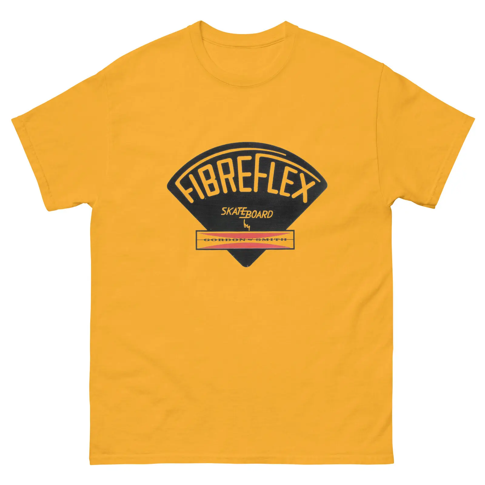 Fibra Flex Di Gordon E Smith Vintage Large Print Skateboarding T Shirt Design Maniche Lunghe O Corte