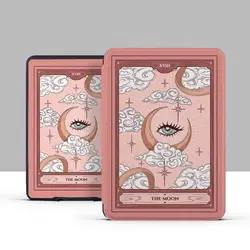 Premium Leather Protective e - Reader Case with Auto Sleep/Wake and Anti - Scratch Features for 11th Gen Devices (6 - 6.8 inch) (Pink)