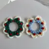Pet Floral Edge Knitted Bib Collar Cute Adjustable Kitten Dog Cat Decoration Handmade Scarf Necklace Pet Supplies Pet Accessorie 2