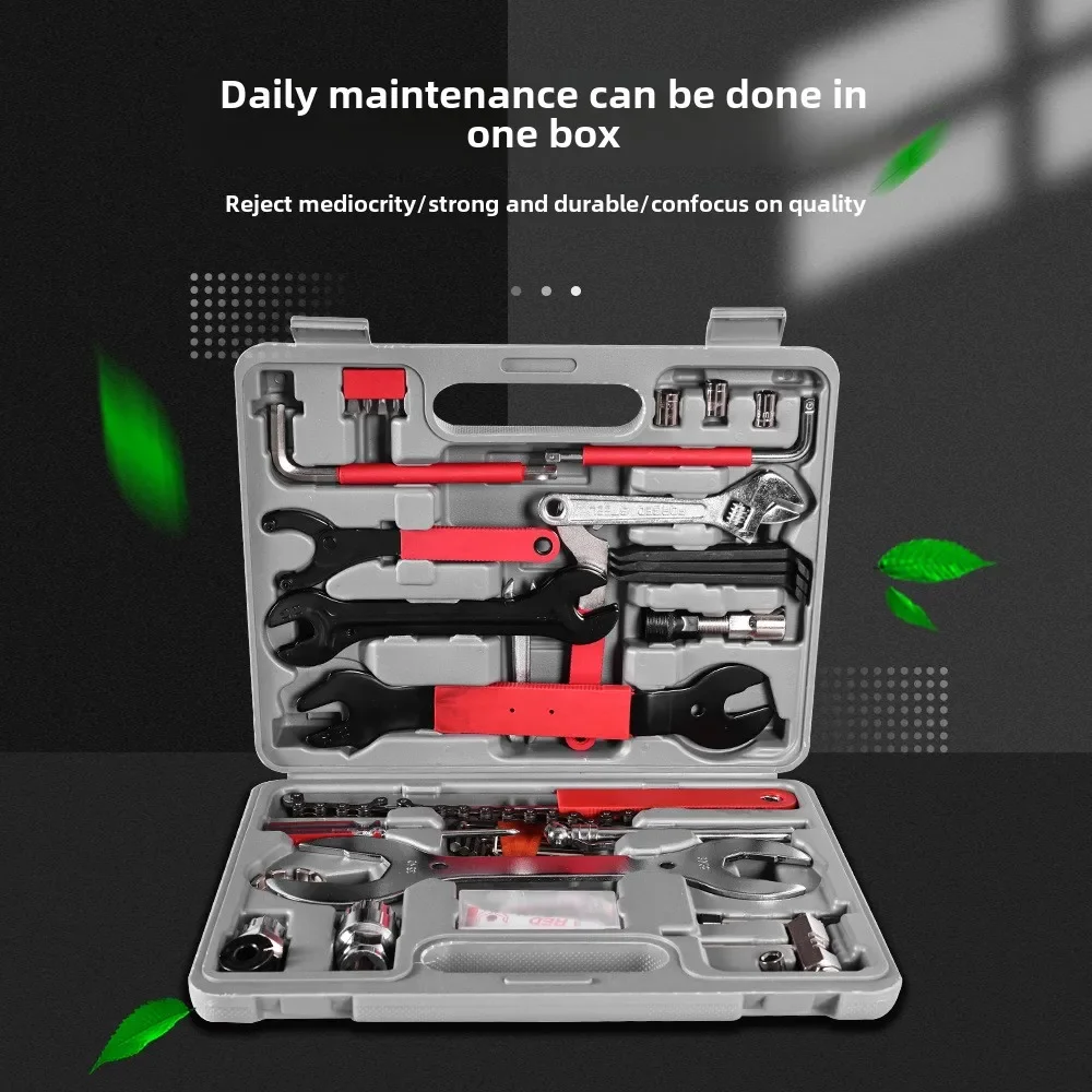 1Set Fahrrad Werkzeug Set für Radfahrer Tragbare Mountainbike Reparatur Tools Kit Fahrrad Werkzeug Kit Fahrrad Allen Schlüssel Werkzeug steckschlüssel – Detail 2