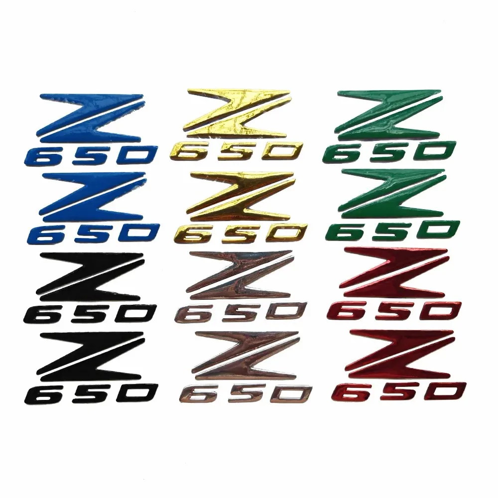 Motorcycle 3D Emblem Badge Decal Tank Wheel Z650 Sticker Soft Reflective Decals Stickers For Kawasaki Ninja Z650 Z 650