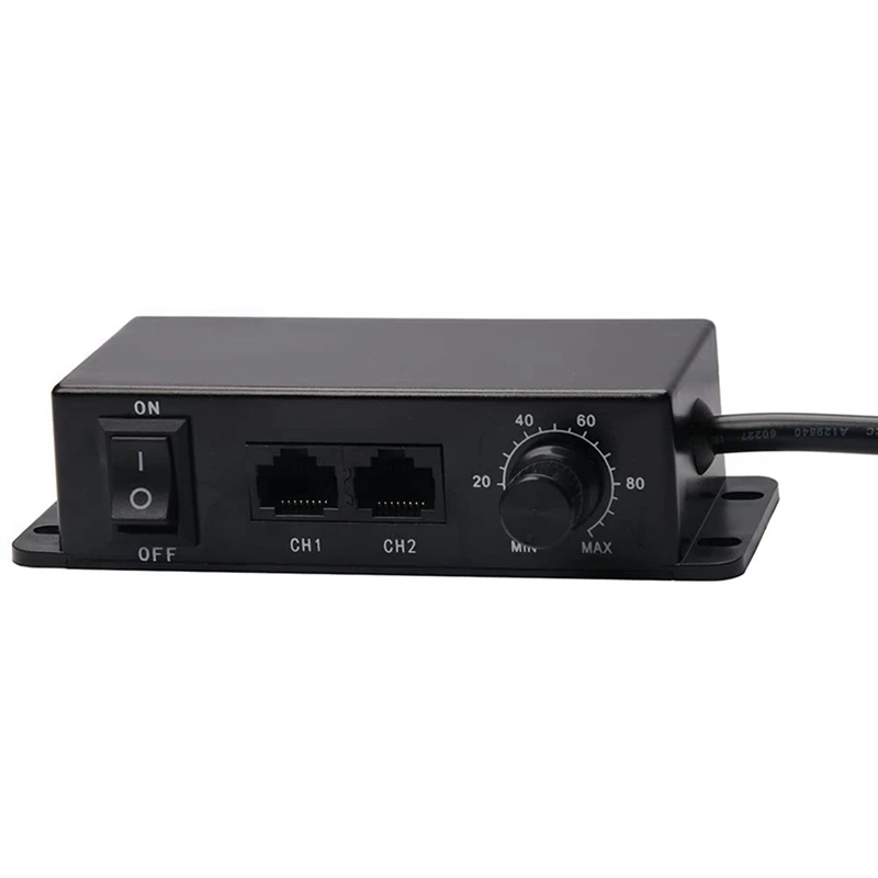 조광기 스위치 직렬 동기화 컨트롤러, 회전식 ON/OFF, 0/1-10V 디밍 LED 드라이버 전자 안정기, 2X DC 0-10V