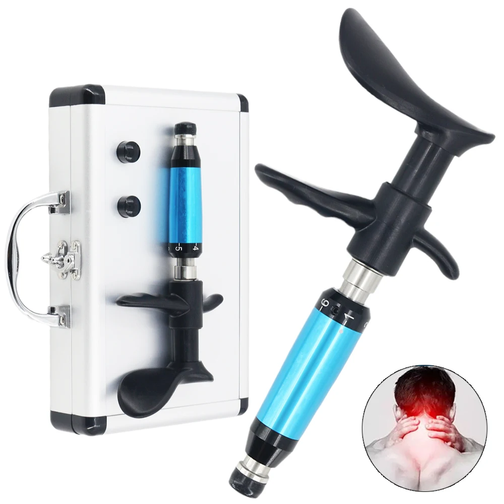 

New Chiropractic Adjusting Tool Manual Activation Therapy Spine Correction Tools 6 Levels Back Massage Gun Spinal Adjustment