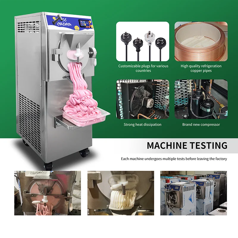 45L/H Frozen Yogurt Making Machine Frozen Yogurt Electric Hard Ice Cream Maker