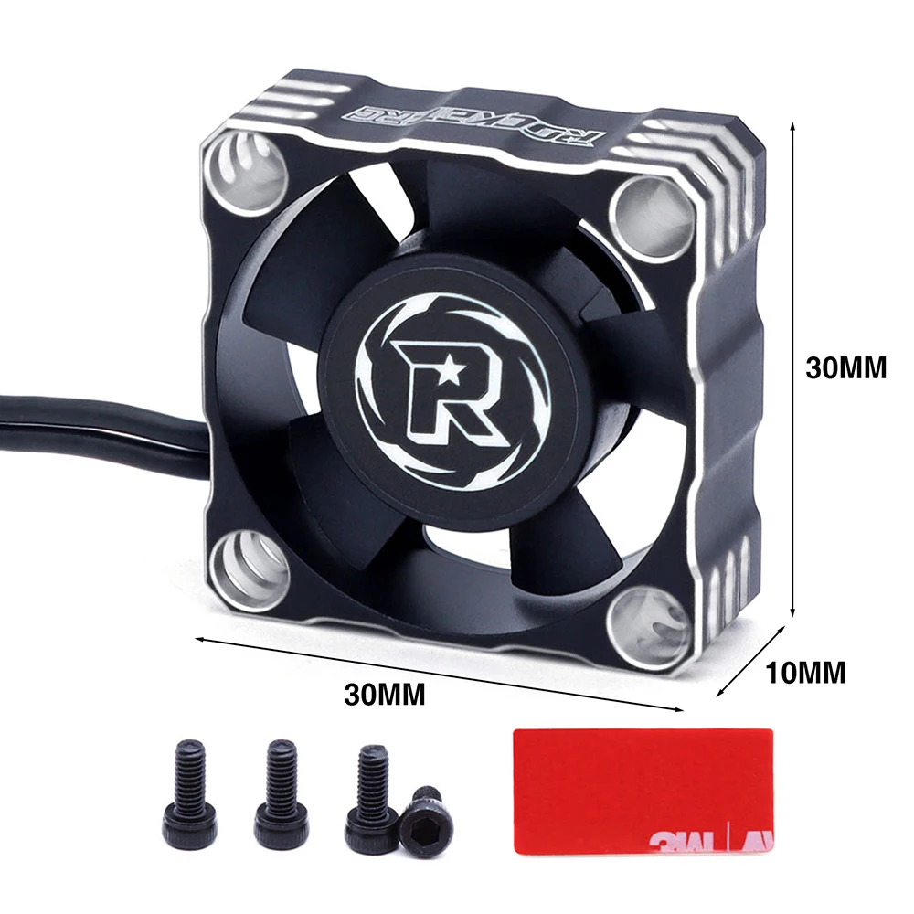 Raketen-RC-Metall kühl ventilator 8,4/40mm 16000 V 21000/30000 U/min a3 Version t6 Aluminium rahmen für die Wärme ableitung von RC-Esc-Motoren – Detail 15