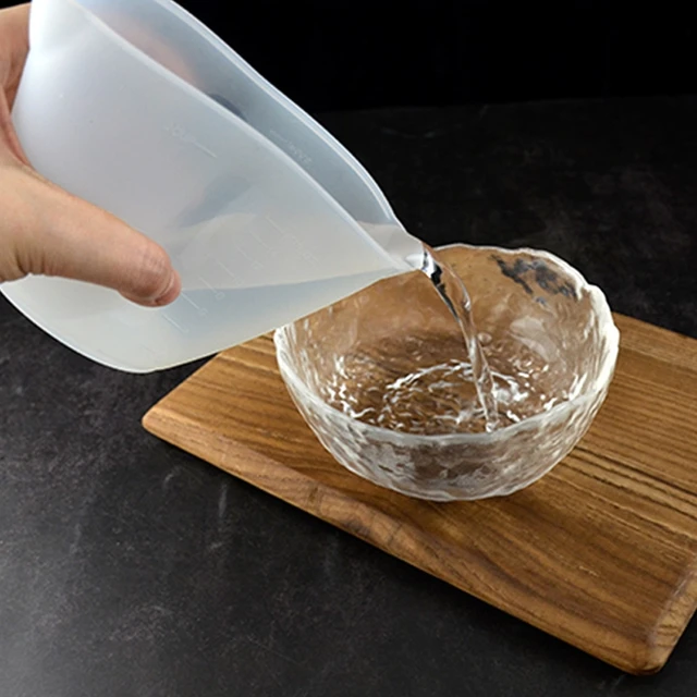 Silicone Measuring Cup Baking Tools DIY Handmade High Temperature Resistant  Multi-Specification 500ML Measuring Cup With Scale