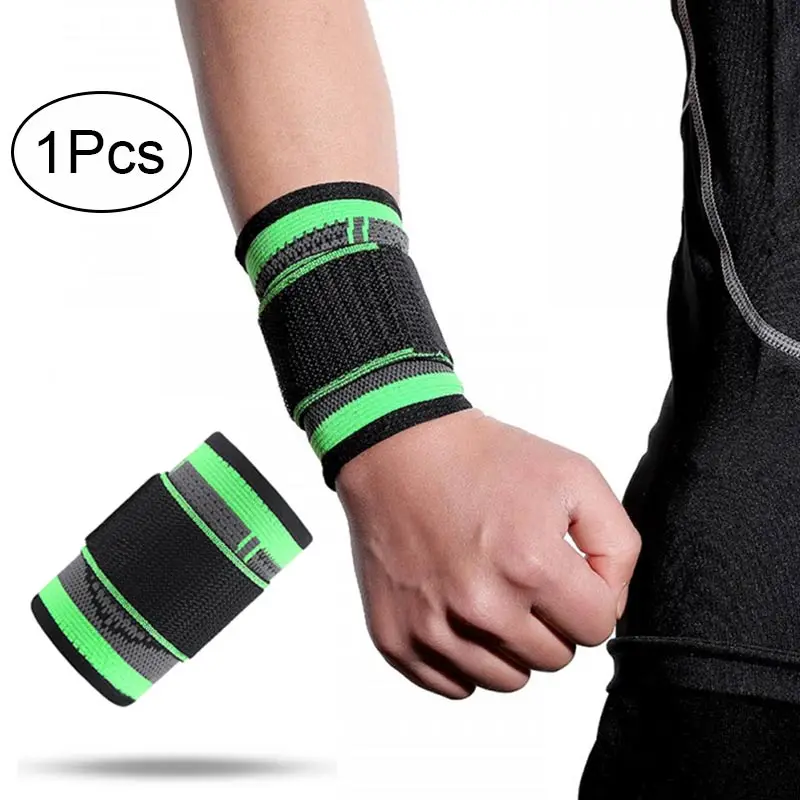 

1 шт. тренировочный браслет защита запястья для тяжелой атлетики с эластичной компрессионной повязкой для тенниса бадминтона для мужчин женщин мужчин поддержка запястья