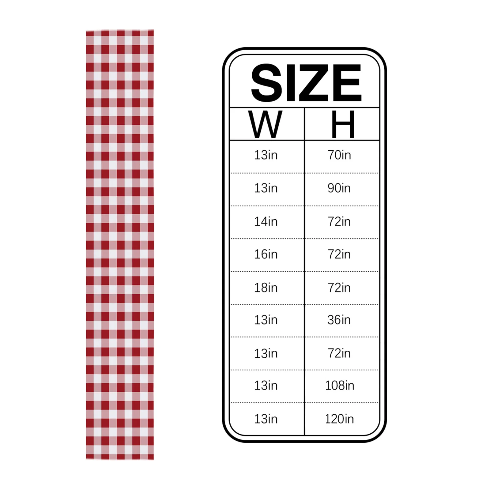 Pastoral Style Red White Plaid Linen Table Runners Kitchen Table Decoration Dining Runner Wedding Party Supplies