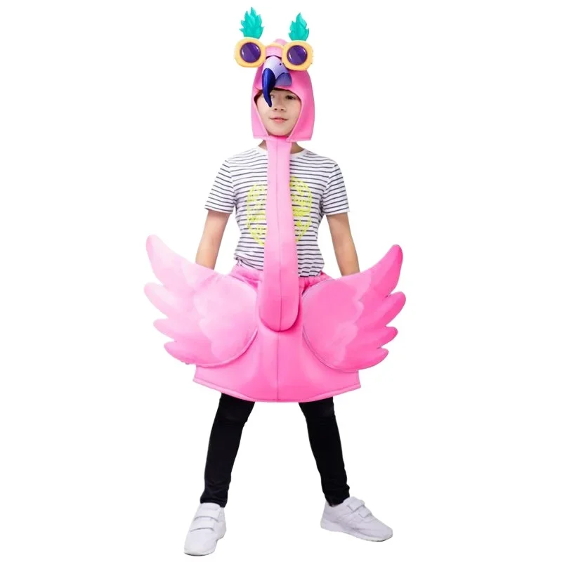 Funny Carnival Party Children's Pink Flamingo Costume Party Cosplay Props