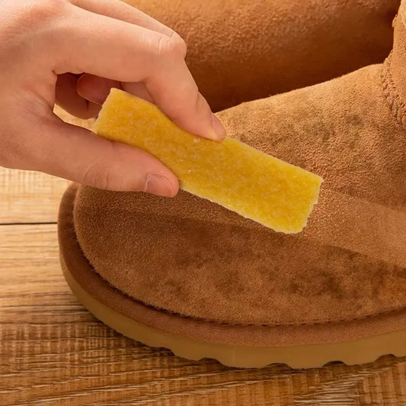Description Picture 4 of item30/1PCS Rubber Shoe Brush for Suede Shoes Boots Cleaning Eraser Fabric Cleaner Brushes Decontamination Shining Wiping Care Block