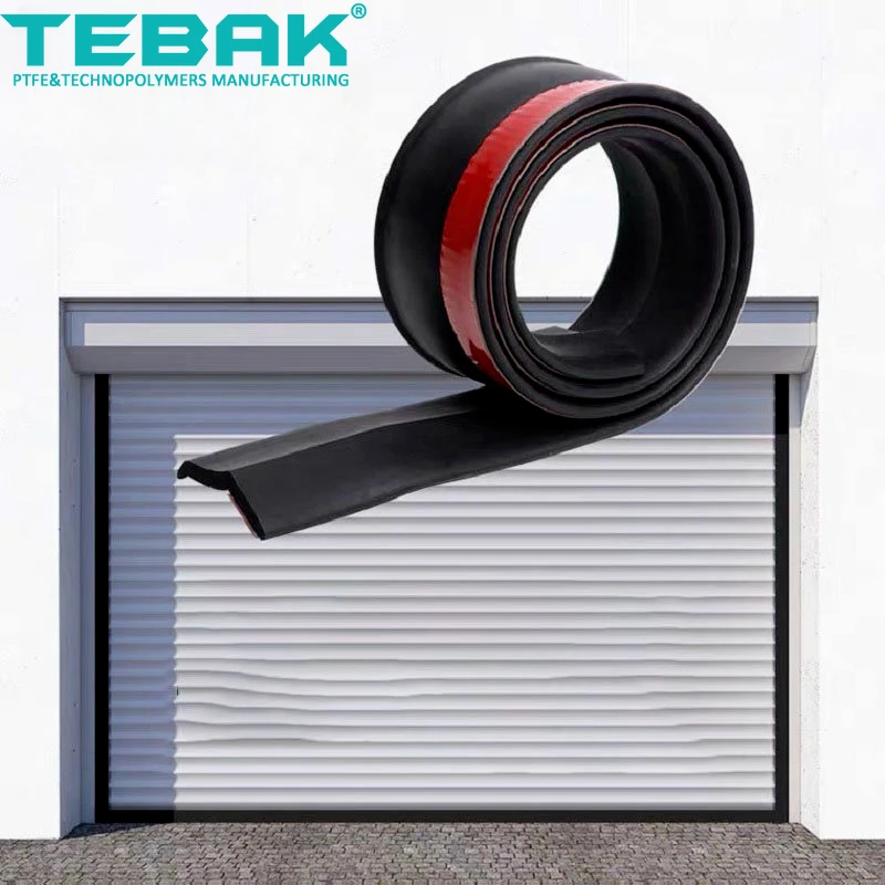 

3/5m Garage Door Weather Multipurpose Home Edge Replacement Full Wrap Dustproof Portable Adhesive Seal Strip Bottom Rubber Trim