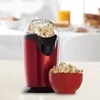Electric Small Corn Popcorn Maker Machine 1200W Healthy Air Oil-Free Mini Poppers Machine Home Appliance Snacks For Kids Party 6