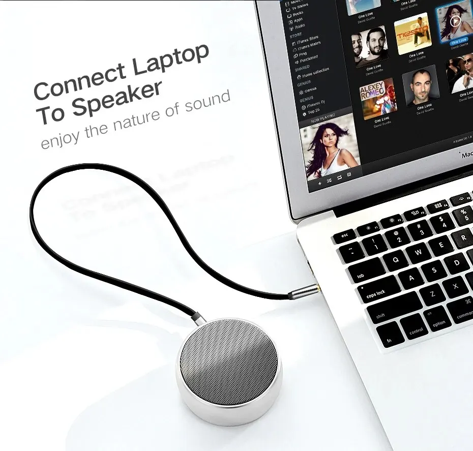 Premium 3.5mm Audio Auxiliary Cable - Universal for Headphones & Speakers