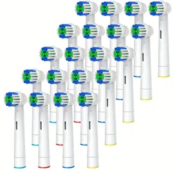 Pack of Replacement Toothbrush Heads for Professional Electric Toothbrushes (4/12/20 Pieces) (Standard 20pcs)