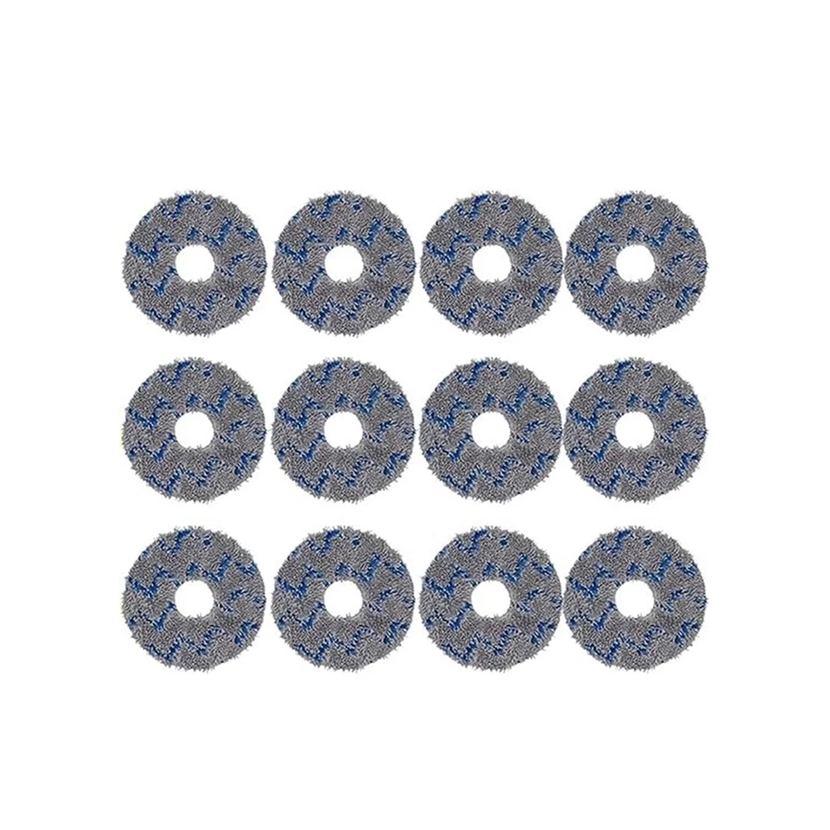 

For Ecovacs T10 TURBO / OMNI Vacuum Cleaner Washable Mop Pads 12Pcs