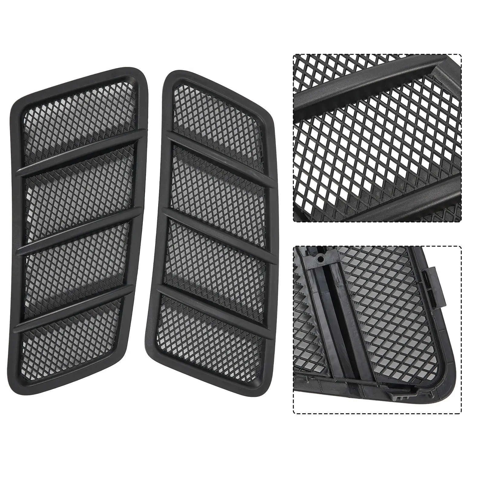 

Grille Hood Hood Vent Grille (166 Hood Air Outlet) 1668800105 1668800205 2pcs Air Vent Grille Cover GL550 GL63 ML