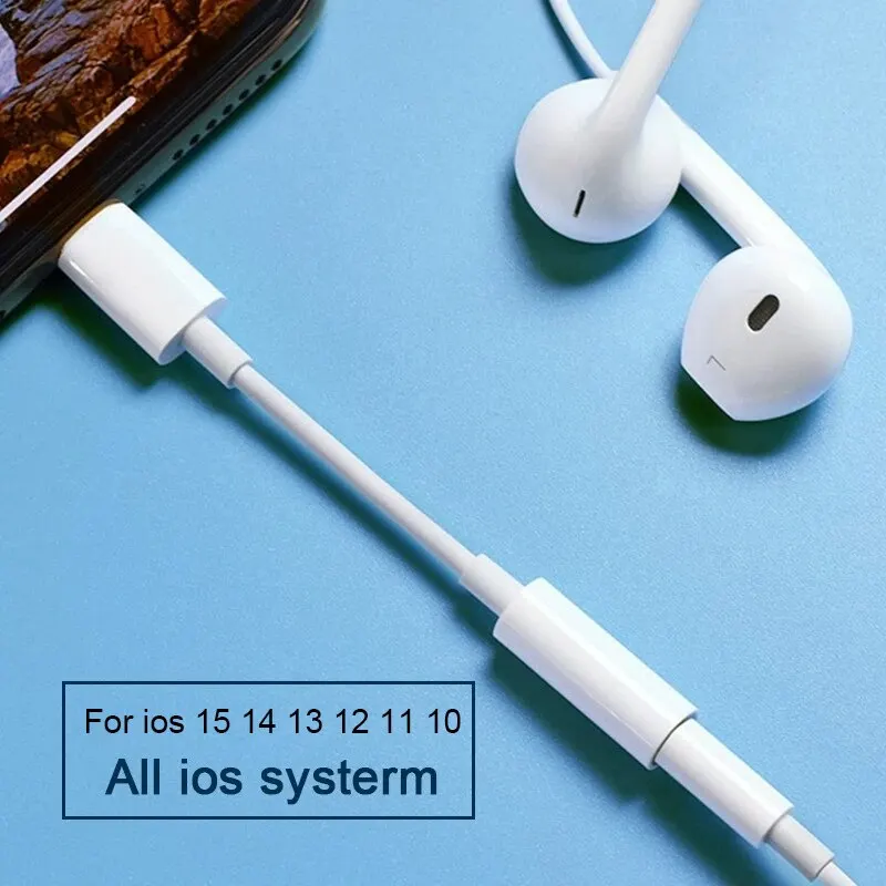 Cavo Adapter Lightning A Audio Adattatore Da IPhone A Jack 3.5mm, Cavo Per Cuffie, Compatibile Con Tutti I Dispositivi IOS Adattatore Lightning A Aux 3.5mm