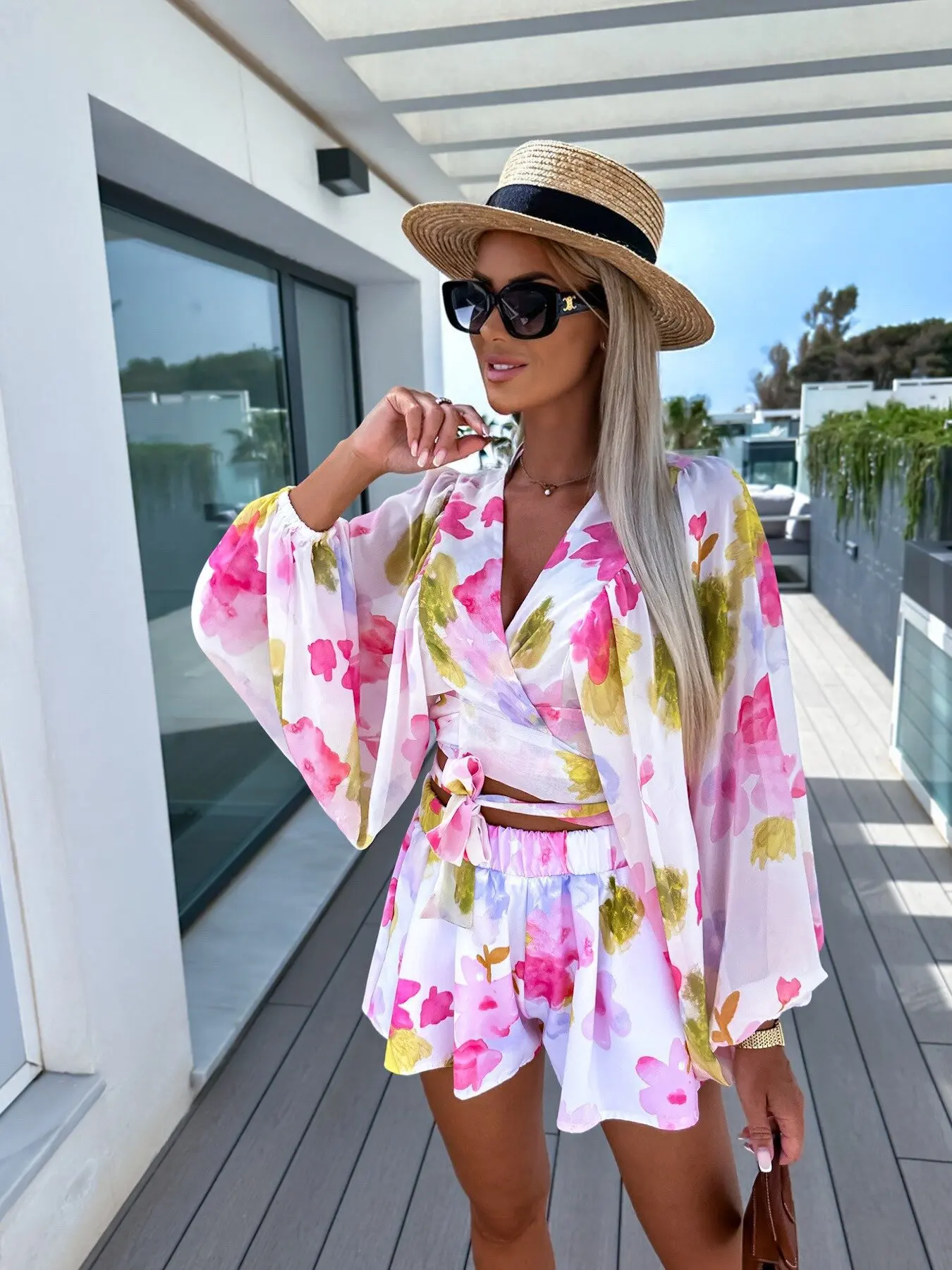 NEXT Completo Bambina Con Felpa E Pantaloni A Zampa Di Elefante A Coste – Look Inglese Senza Tempo