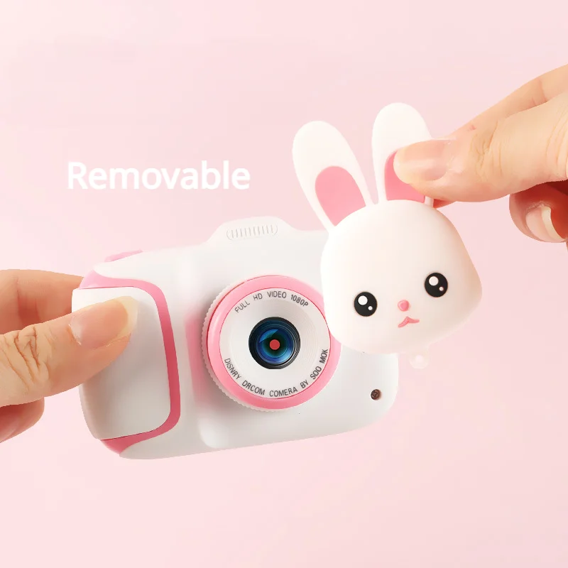 Kid Mini Camera Cartoon HD IPS Screen Digital Camera Boys Girls Portable 1080P Toys for Children Birthday Christmas Gift