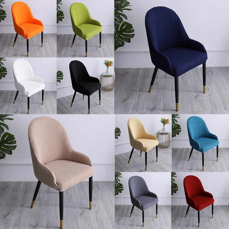 

Plaid High Arm Chair Cover Stretch Dining Chair Covers Armchair Cover Anti-Slip Kitchen Seat Covers Chairs For Hotel Home Party