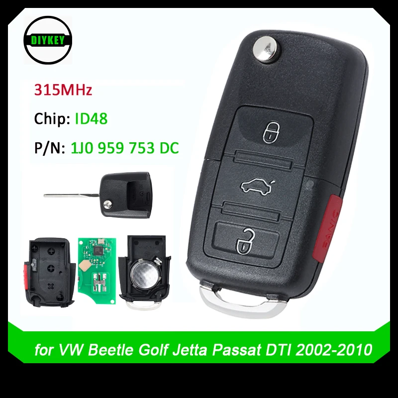 Jongo - Kit Transformación Llave Plegable Para Ford (Transit, Focus, Fiesta, Etc.) - Carcasa Negra Con Hoja Retráctil