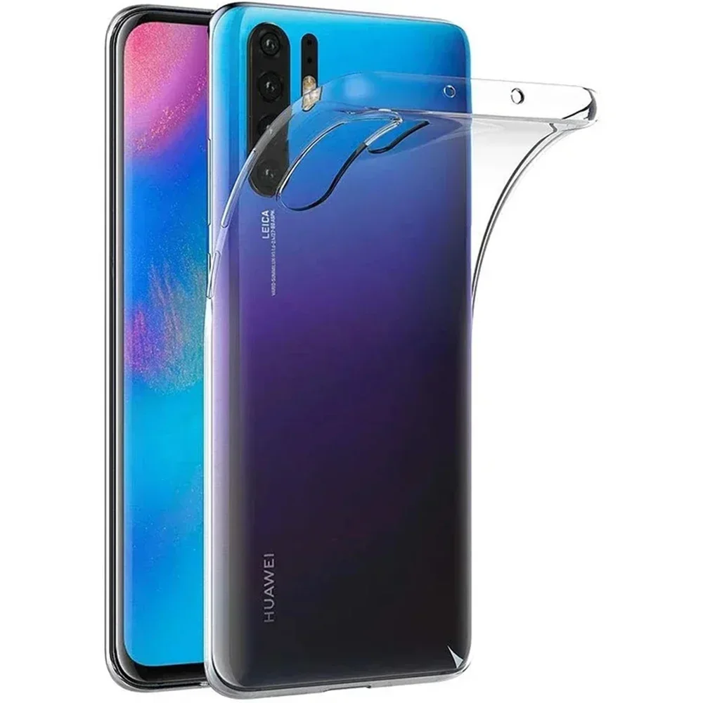 Ultra Thin Transparent Silicone Soft Case - Enhanced Protection Back Cover
