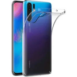 Ultra Thin Transparent Silicone Soft Case - Enhanced Protection Back Cover for P Smart 2019