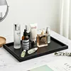 Japanese Kitchen Storage Tray Household Wooden Tea Tray Home Decoration Cosmetic Storage Tray Coffee Snack Tray Bread Round Tray 2