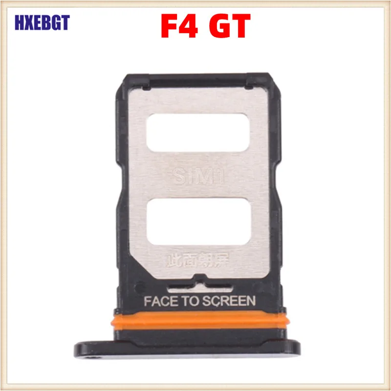 For Xiaomi Poco F4 Gt Dual Sim Card Tray  Sd Memory Card Slot Holder Adapter Smartphone Repair Parts