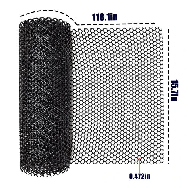 Csirkehuzal Kerítés Háló Többcélú Kertészeti Baromfi Keret Fekete - Image 6