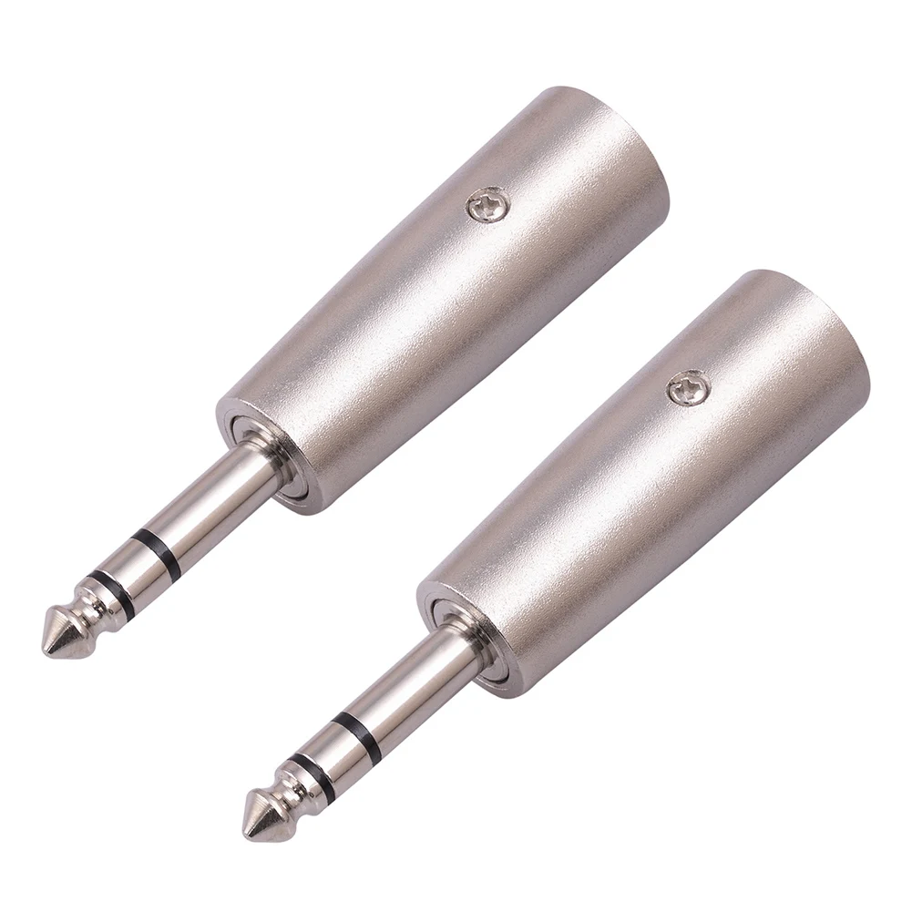XLR -6.35mm , ݼ ̽, ũ ȯ, - ,   Ŀ, 1 , 2 