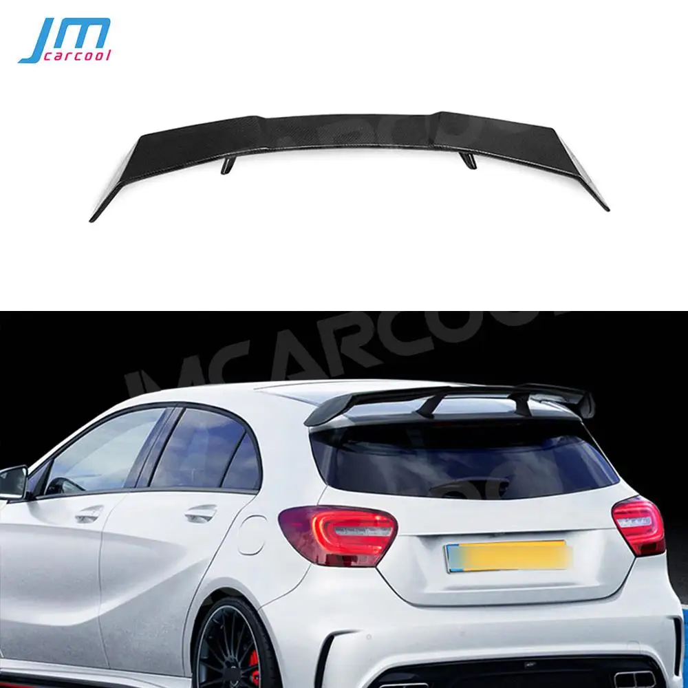 

Carbon Fiber / FRP Rear Roof Spoiler Tail Trunk Wings For Benz W176 A200 A250 A45 AMG 2013-2017 RZ Style Boot Racing Spoiler