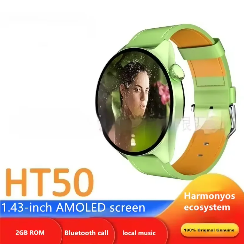Smartwatch HT50 2026 Nuove Funzionalità: Chiamate Bluetooth, Schermo AMOLED 1.43, IP67, NFC, Monitoraggio Salute e Sport, Orologio per Uomo e Donna